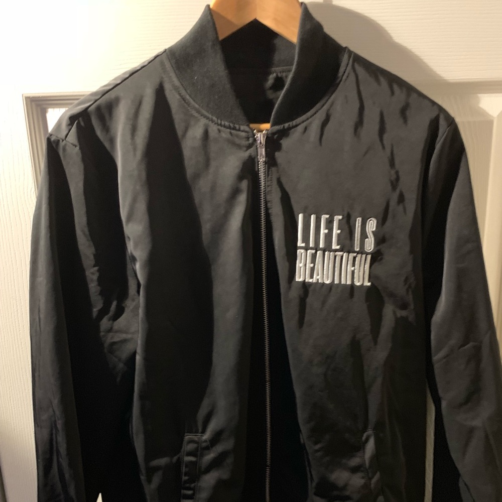“Life is Beautiful” Standard Bomber Jacket